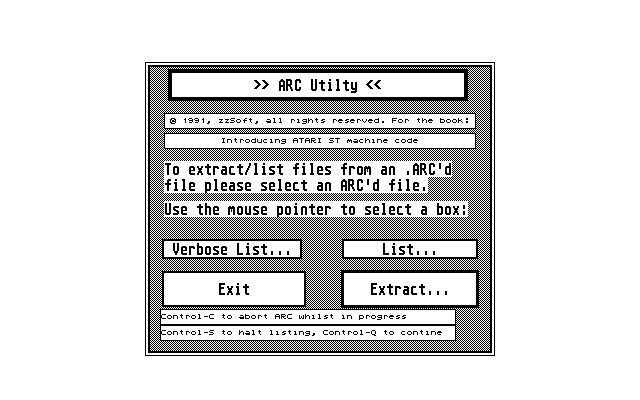 Introducing Atari ST Machine Code — screenshot 1