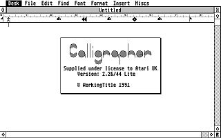 Introduction to Word Processing (An) atari screenshot