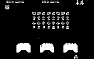 Invaders atari screenshot
