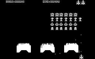Invaders atari screenshot