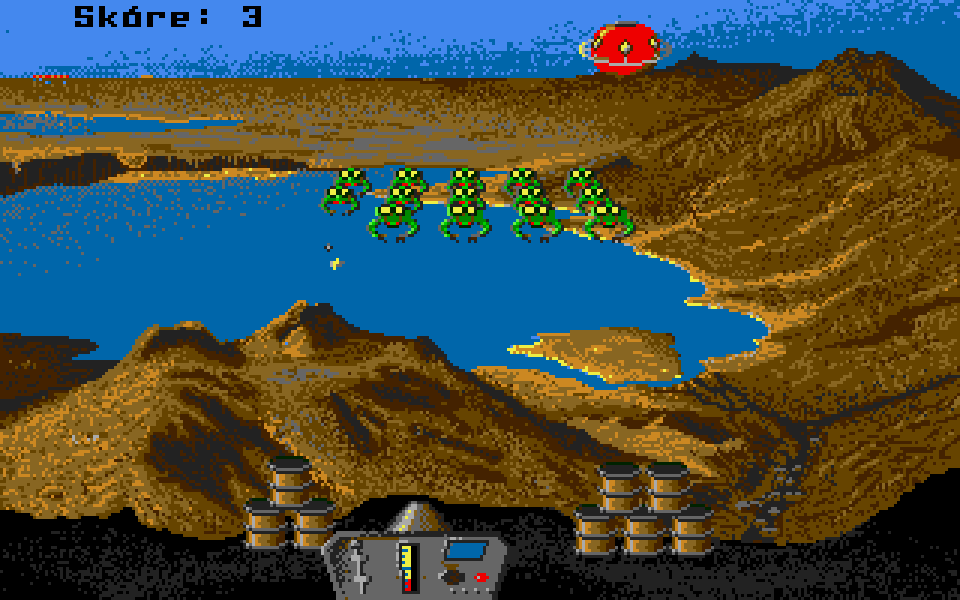 Invaze z Aldebaranu atari screenshot