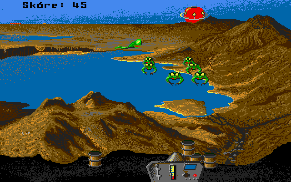 Invaze z Aldebaranu atari screenshot