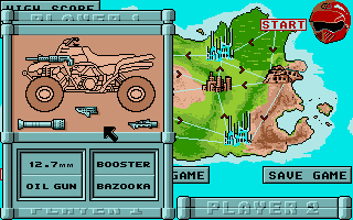Iron Trackers atari screenshot
