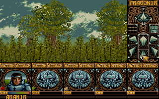 Ishar - Legend of the Fortress atari screenshot