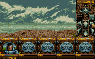 Ishar - Legend of the Fortress atari screenshot