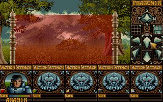 Ishar - Legend of the Fortress atari screenshot