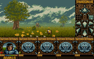 Ishar - Legend of the Fortress atari screenshot