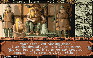 Ishar II - Messengers of Doom atari screenshot