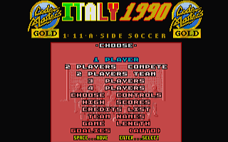 Italia 1990 atari screenshot