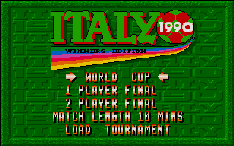 Italy 1990 - L'Édition des Champions atari screenshot