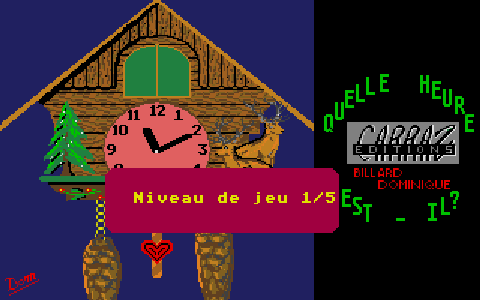 J'Apprends l'Heure atari screenshot