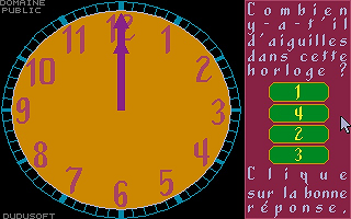 J'Apprends l'Heure atari screenshot