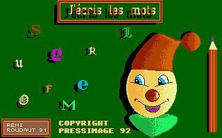 J'écris les Mots atari screenshot