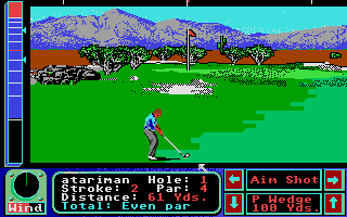 Jack Nicklaus' Greatest 18 Holes of Major Championship Golf atari screenshot