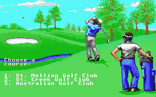 Jack Nicklaus Presents - The International Course Disk atari screenshot