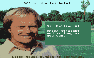 Jack Nicklaus Presents - The International Course Disk atari screenshot