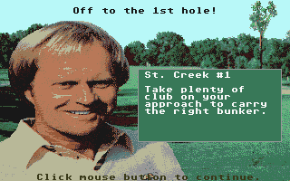 Jack Nicklaus Presents - The International Course Disk atari screenshot