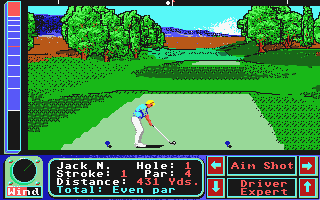 Jack Nicklaus Presents - The International Course Disk atari screenshot