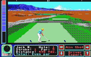 Jack Nicklaus Presents - The International Course Disk atari screenshot