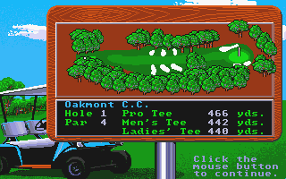 Jack Nicklaus Presents - The Great Courses of The US Open atari screenshot