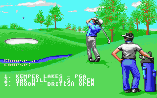 Jack Nicklaus Presents - The Major Championship Courses of 1989 atari screenshot