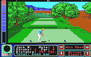 Jack Nicklaus Presents - The Major Championship Courses of 1989 atari screenshot