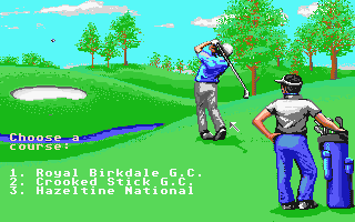 Jack Nicklaus Presents - The Major Championship Courses of 1991 atari screenshot