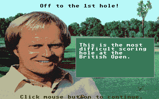 Jack Nicklaus Presents - The Major Championship Courses of 1991 atari screenshot