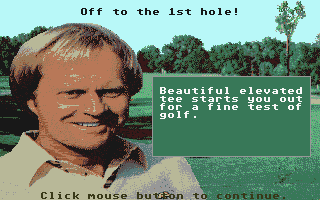 Jack Nicklaus Presents - The Major Championship Courses of 1991 atari screenshot