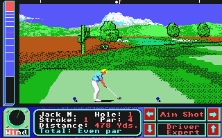 Jack Nicklaus Presents - The Major Championship Courses of 1991 atari screenshot