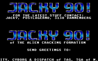 Jacky 90 atari screenshot