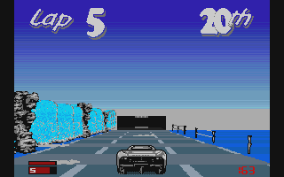 Jaguar XJ220 atari screenshot