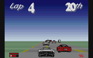 Jaguar XJ220 atari screenshot