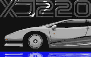 Jaguar XJ220 atari screenshot