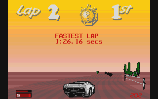 Jaguar XJ220 atari screenshot