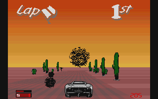 Jaguar XJ220 atari screenshot