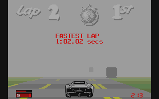 Jaguar XJ220 atari screenshot