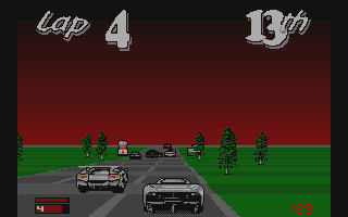 Jaguar XJ220 atari screenshot