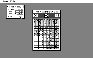 Jay Minesweeper atari screenshot