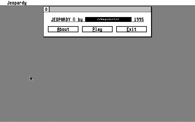 Jeopardy atari screenshot