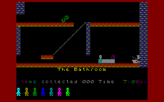 Jet Set Willy atari screenshot
