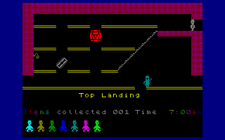 Jet Set Willy atari screenshot