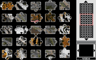 Jigsaw atari screenshot