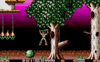 Jim Power in Mutant Planet atari screenshot
