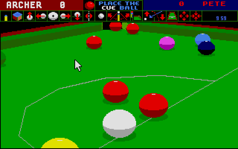 Jimmy White's Whirlwind Snooker — screenshot 3
