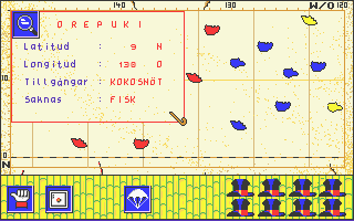 Joakim Von Anka Skattsökaren atari screenshot