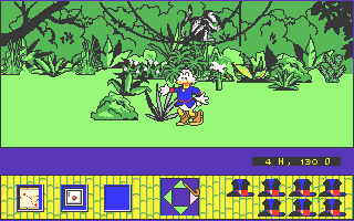 Joakim Von Anka Skattsökaren atari screenshot