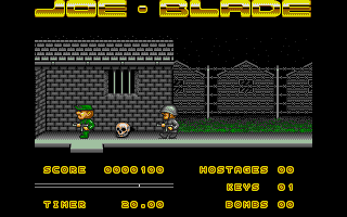 Joe Blade atari screenshot