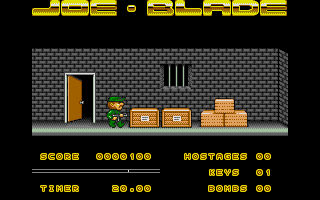 Joe Blade atari screenshot