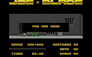 Joe Blade atari screenshot